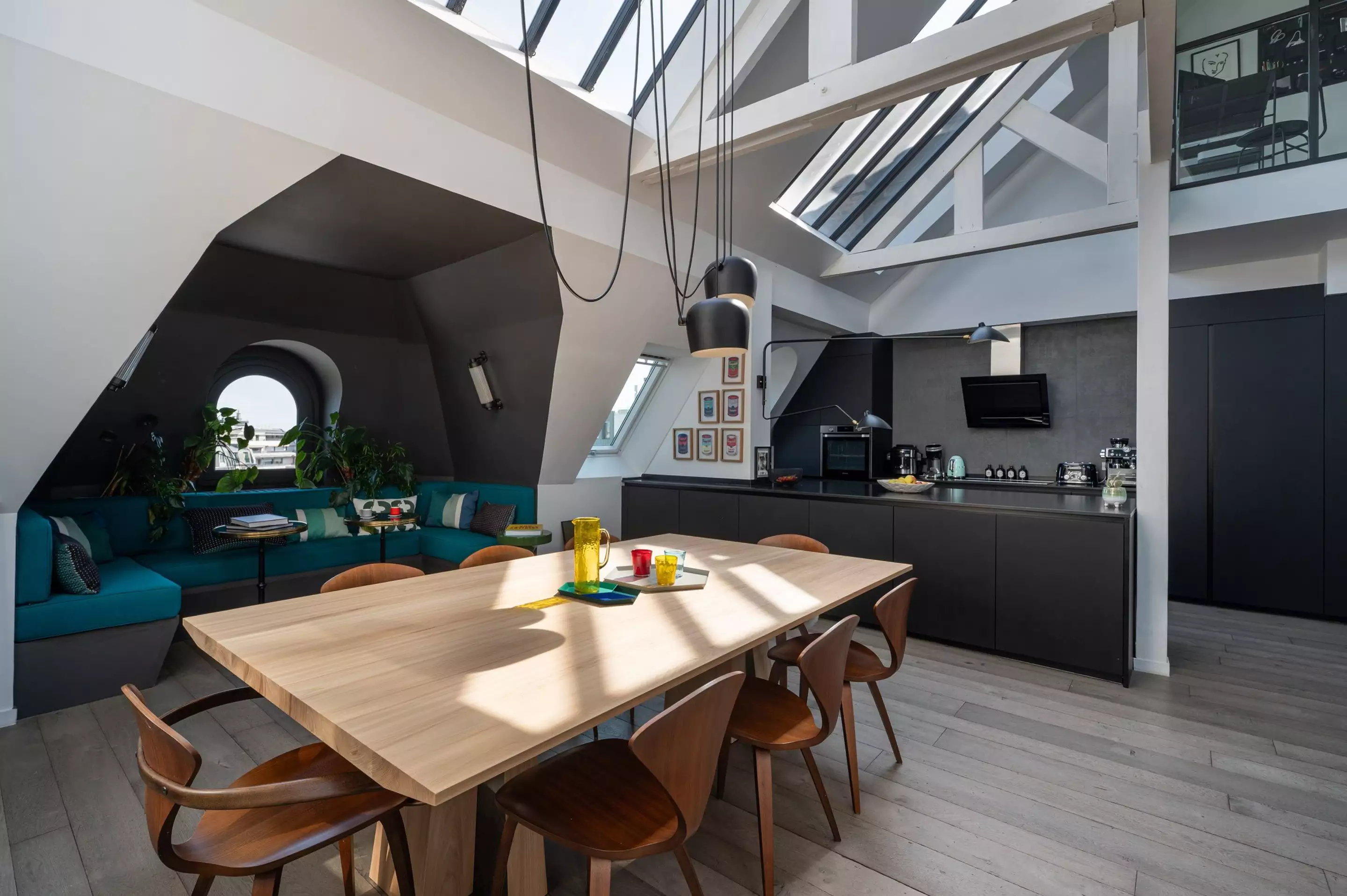 salle à manger décoration design appartement Paris
