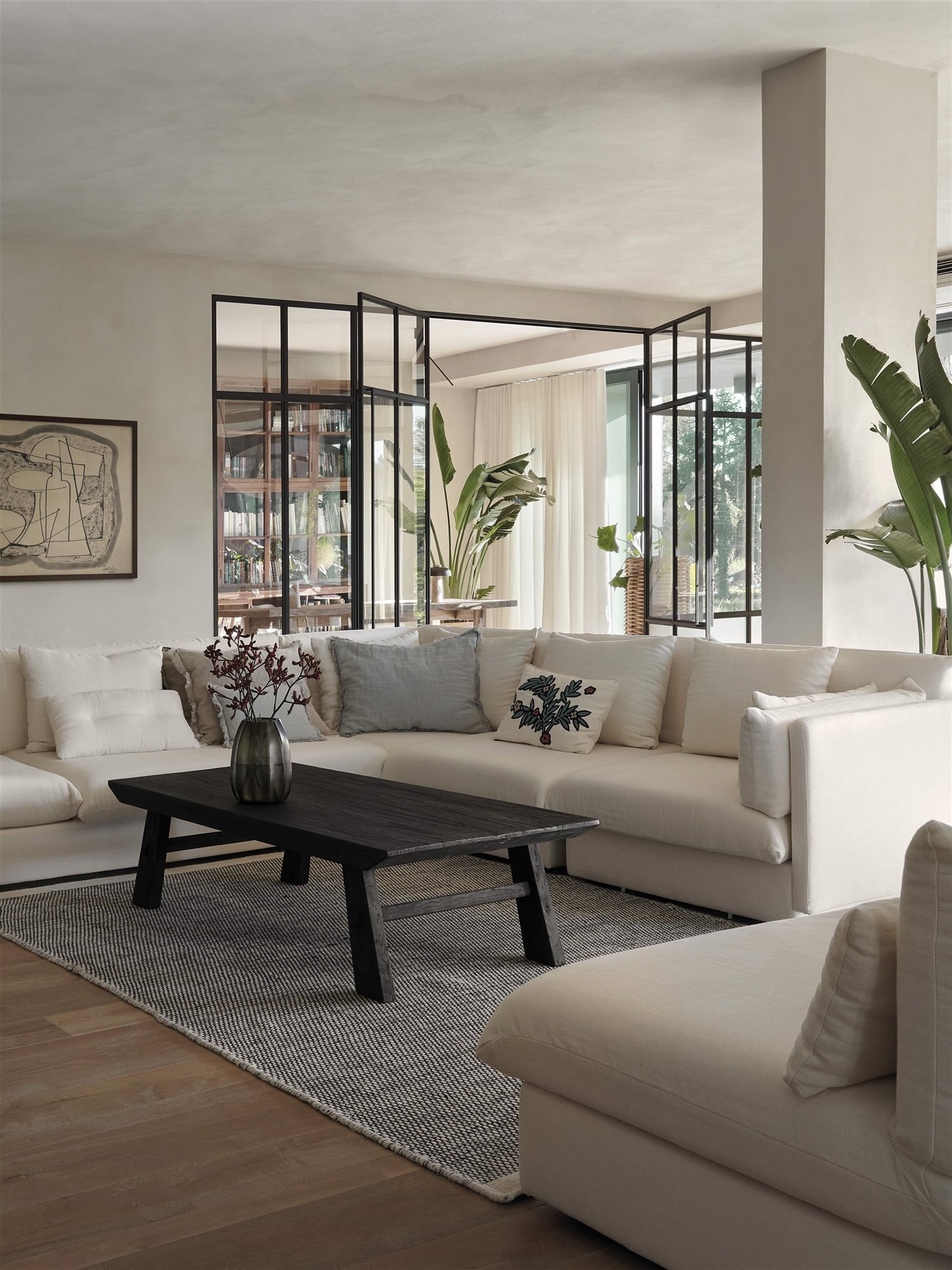 salon décoration contemporaine