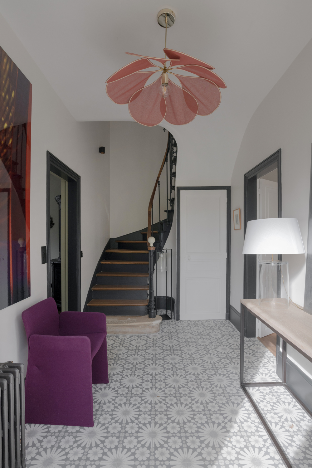 entrée avec carreaux de ciment anciens décoration contemporaine entrée avec carreaux de ciment anciens décoration contemporaine