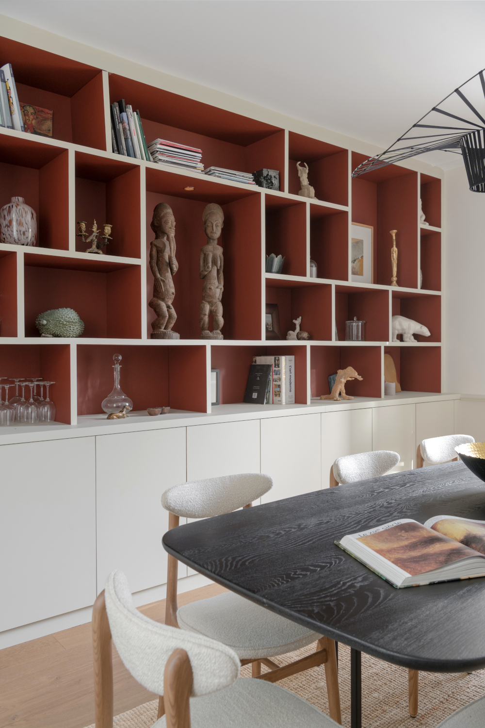 salle à manger avec bibliothèque sur mesure salle à manger avec bibliothèque sur mesure