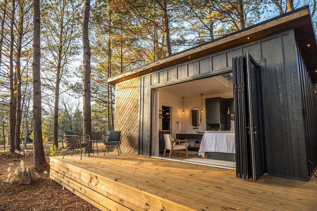mini maison en bois