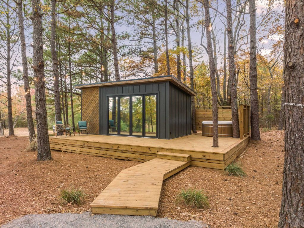 mini maison en bois