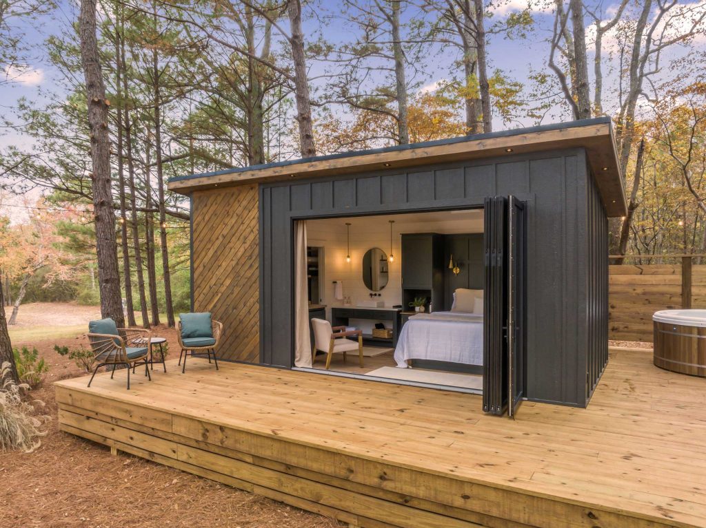 mini maison en bois