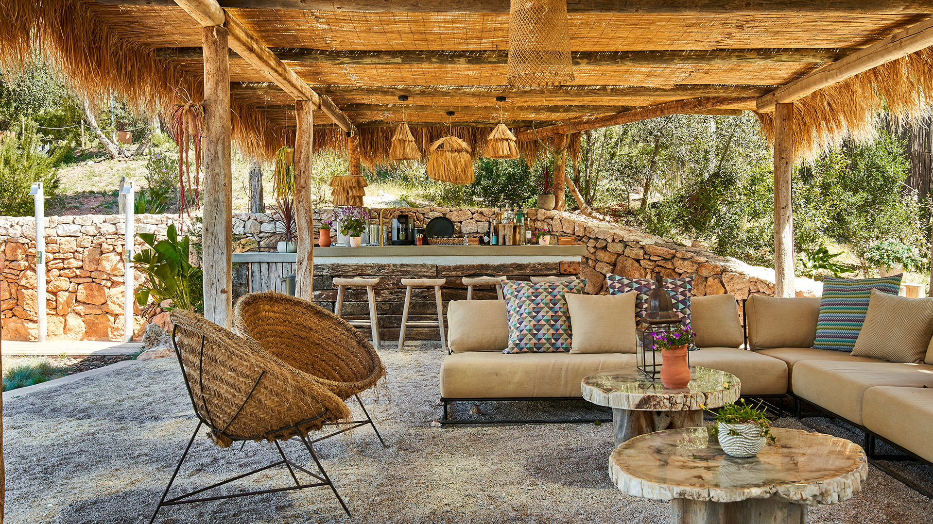 terrasse avec pergola maison Ibiza terrasse avec pergola maison Ibiza