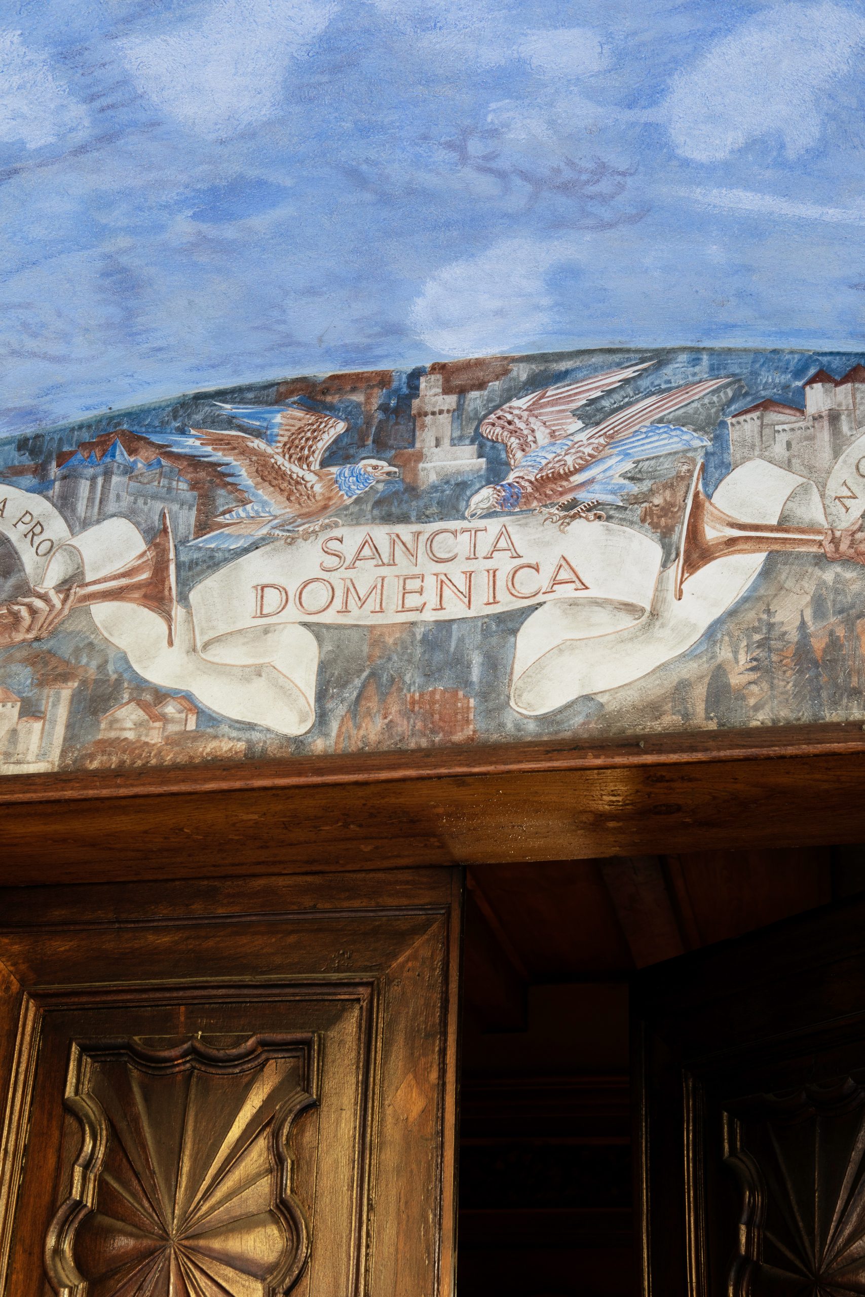 fresque chalet de l fresque chalet de l'inconnu à Megève Photo : ©Adel Slimane