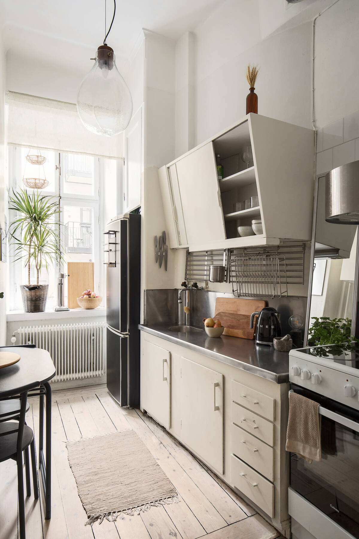cuisine vintage appartement 48m2