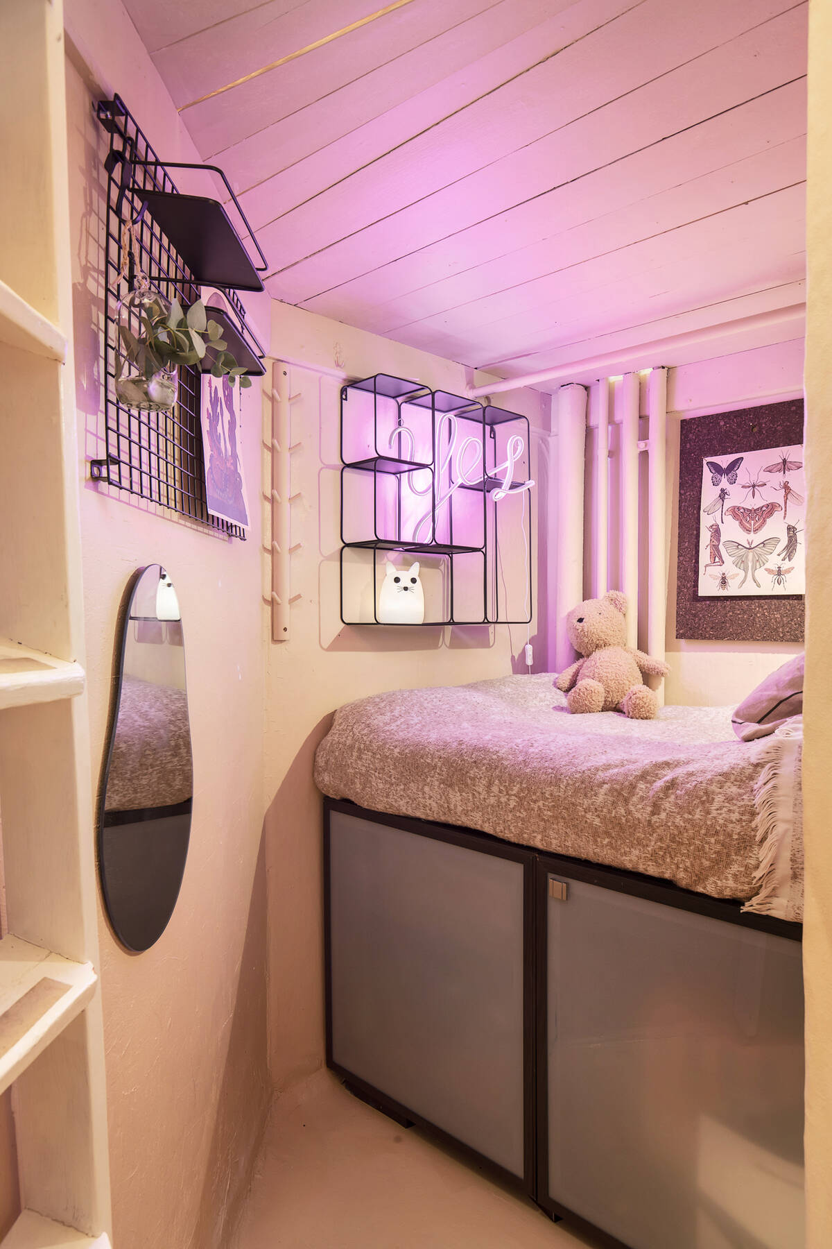 chambre dans ancien placard appartement 48m2