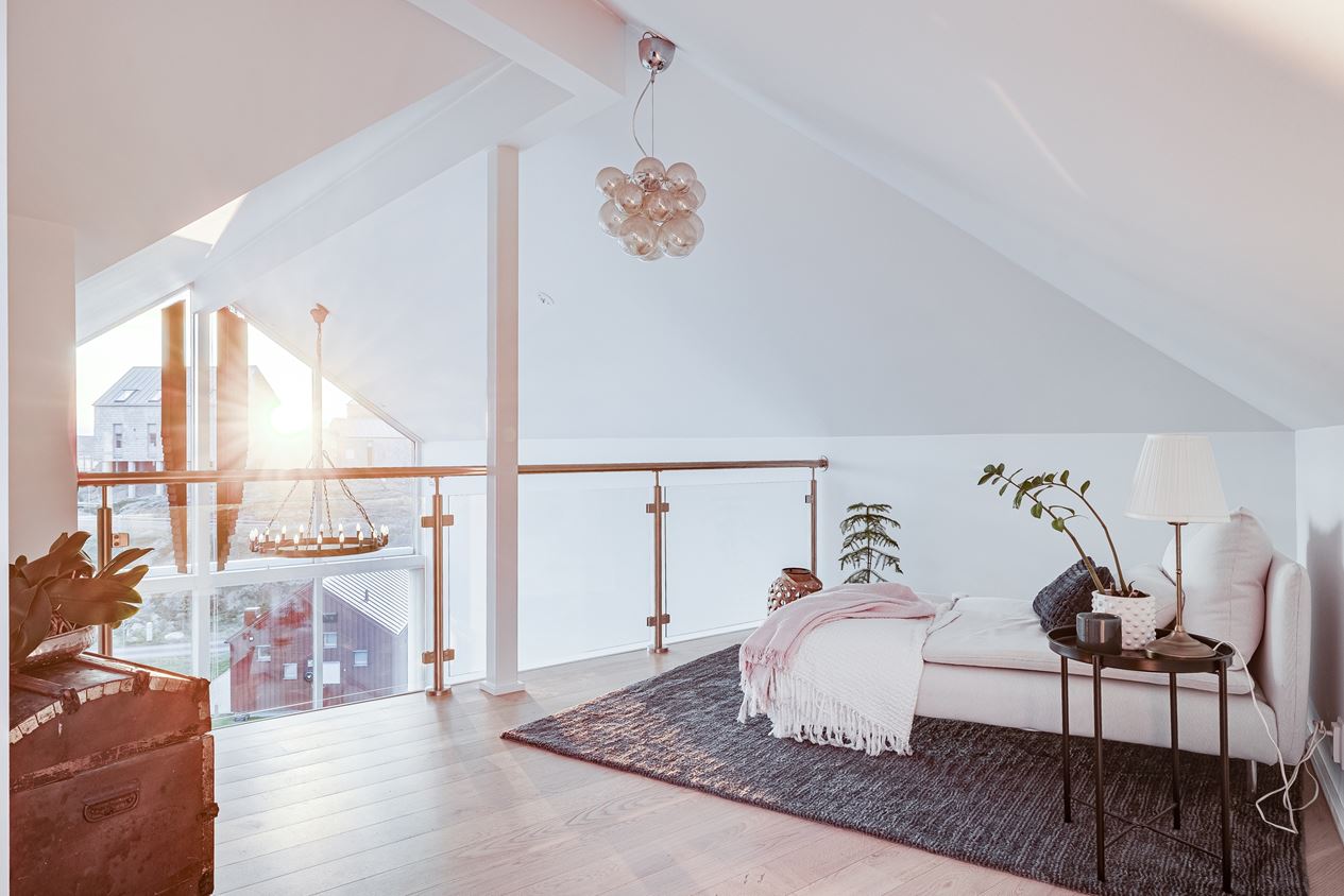 mezzanine vitrée maison architecte 89m2