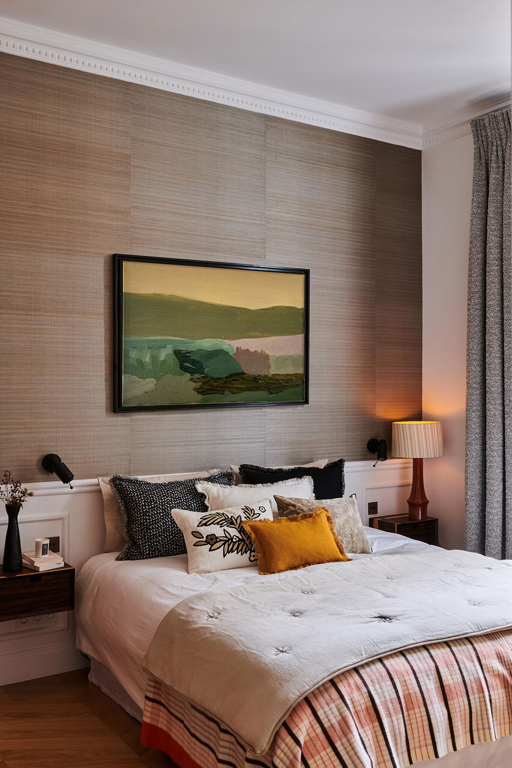 chambre appartement Paris par Alexandra Boussagol décoration contemporaine 