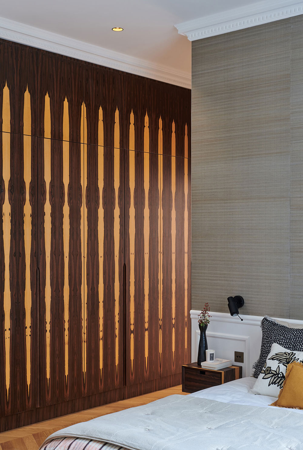 chambre appartement Paris par Alexandra Boussagol décoration contemporaine 