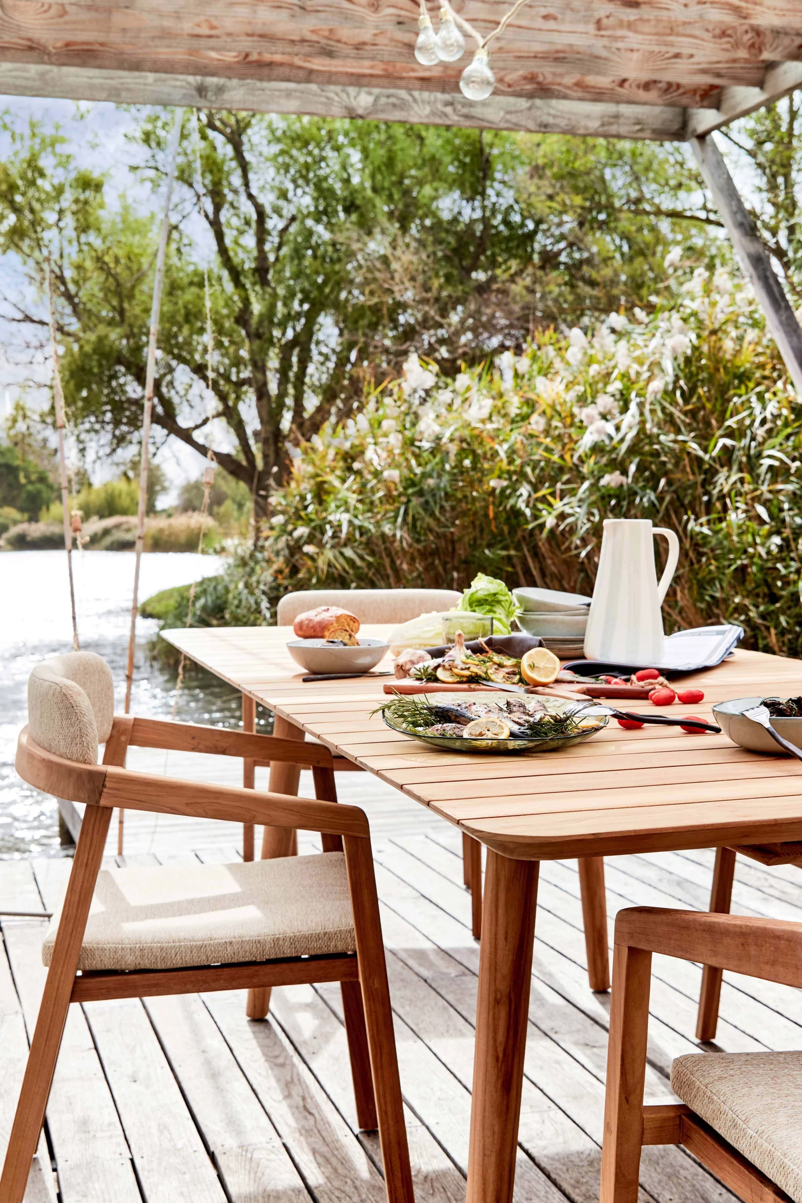 terrasse avec pergola Alinea nouvelle collection 2024
