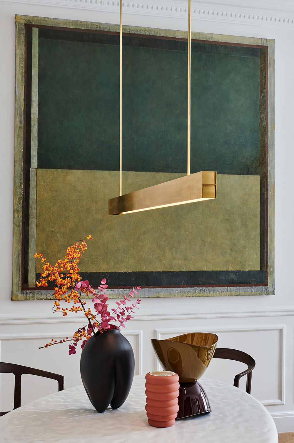salle à manger appartement Paris par Alexandra Boussagol décoration contemporaine 