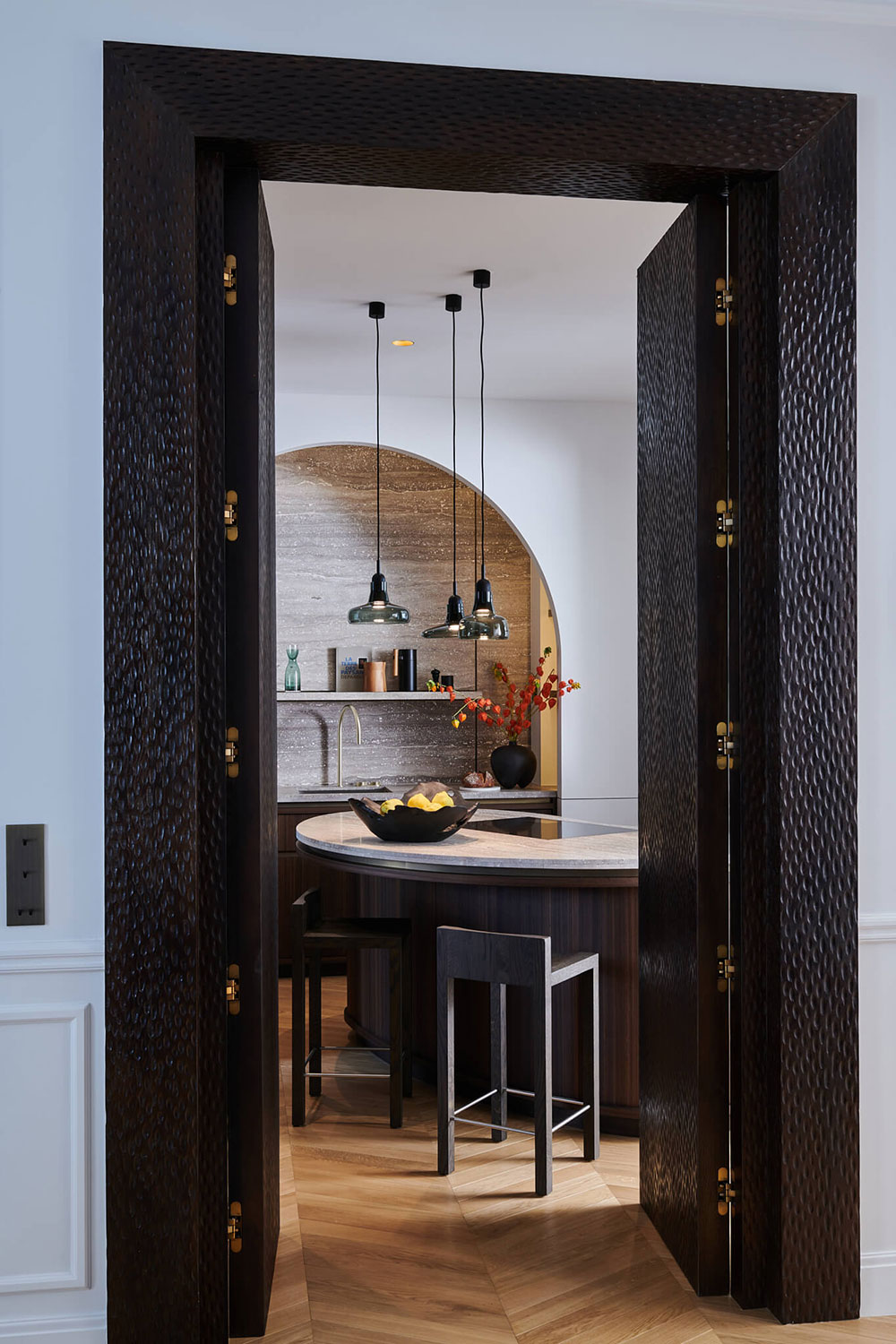 cuisine appartement Paris par Alexandra Boussagol décoration contemporaine 
