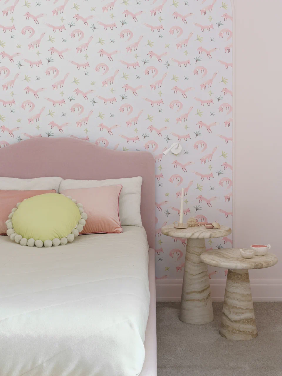 chambre fille rose