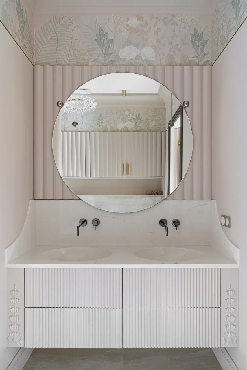 salle de bain beige décoration contemporaine