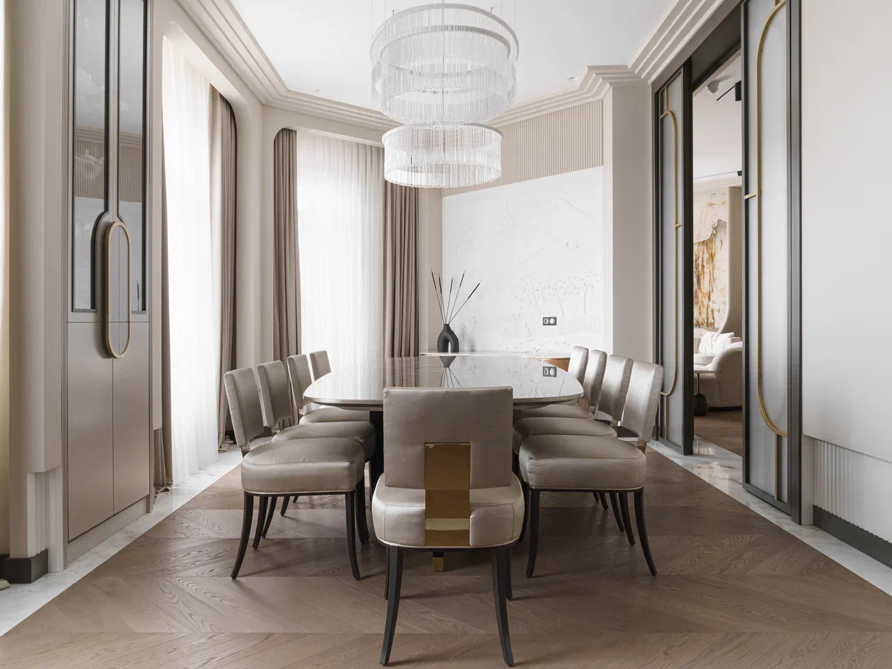 salle à manger décoration contemporaine