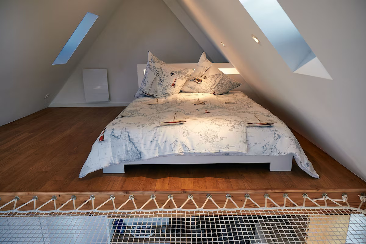 chambre mansardée maison en Bretagne La maison du douanier Concarneau