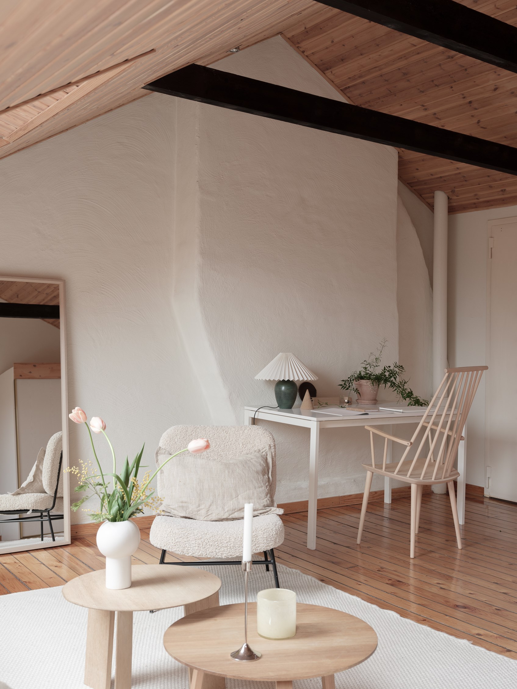 espace bureau décoration scandinave
