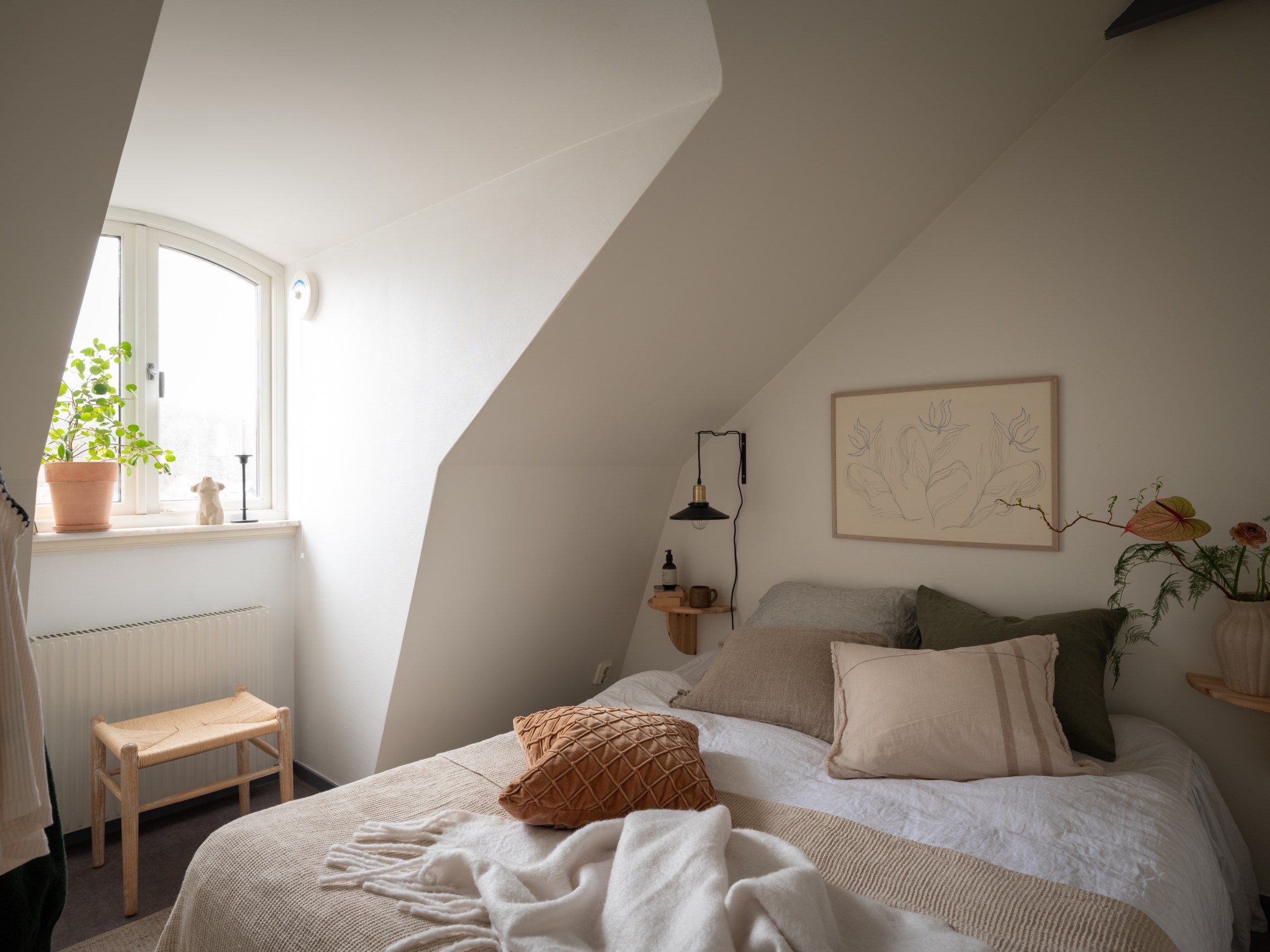 chambre mansardée décoration scandinave