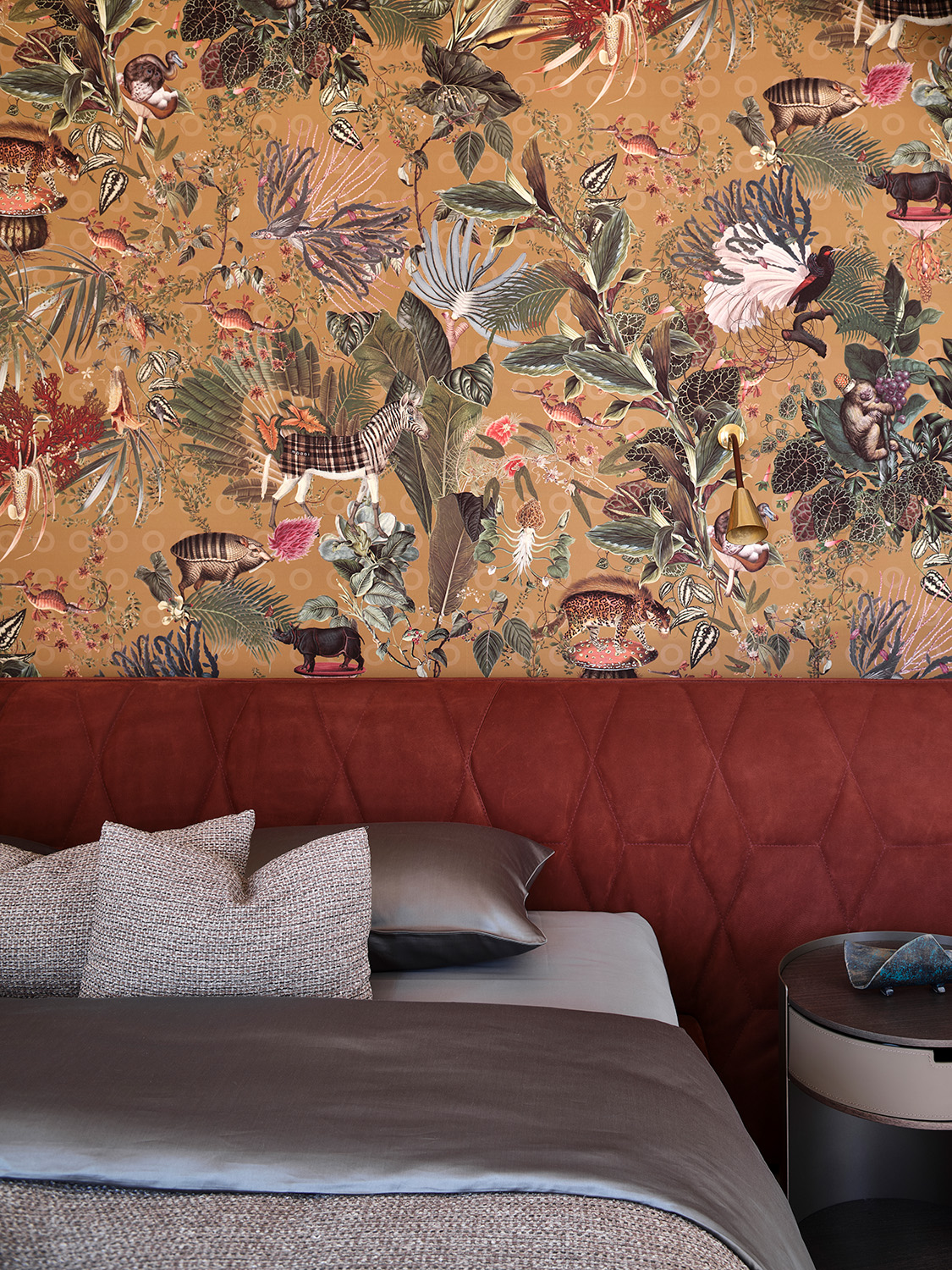 chambre avec papier-peint décoration contemporaine chambre avec papier-peint décoration contemporaine