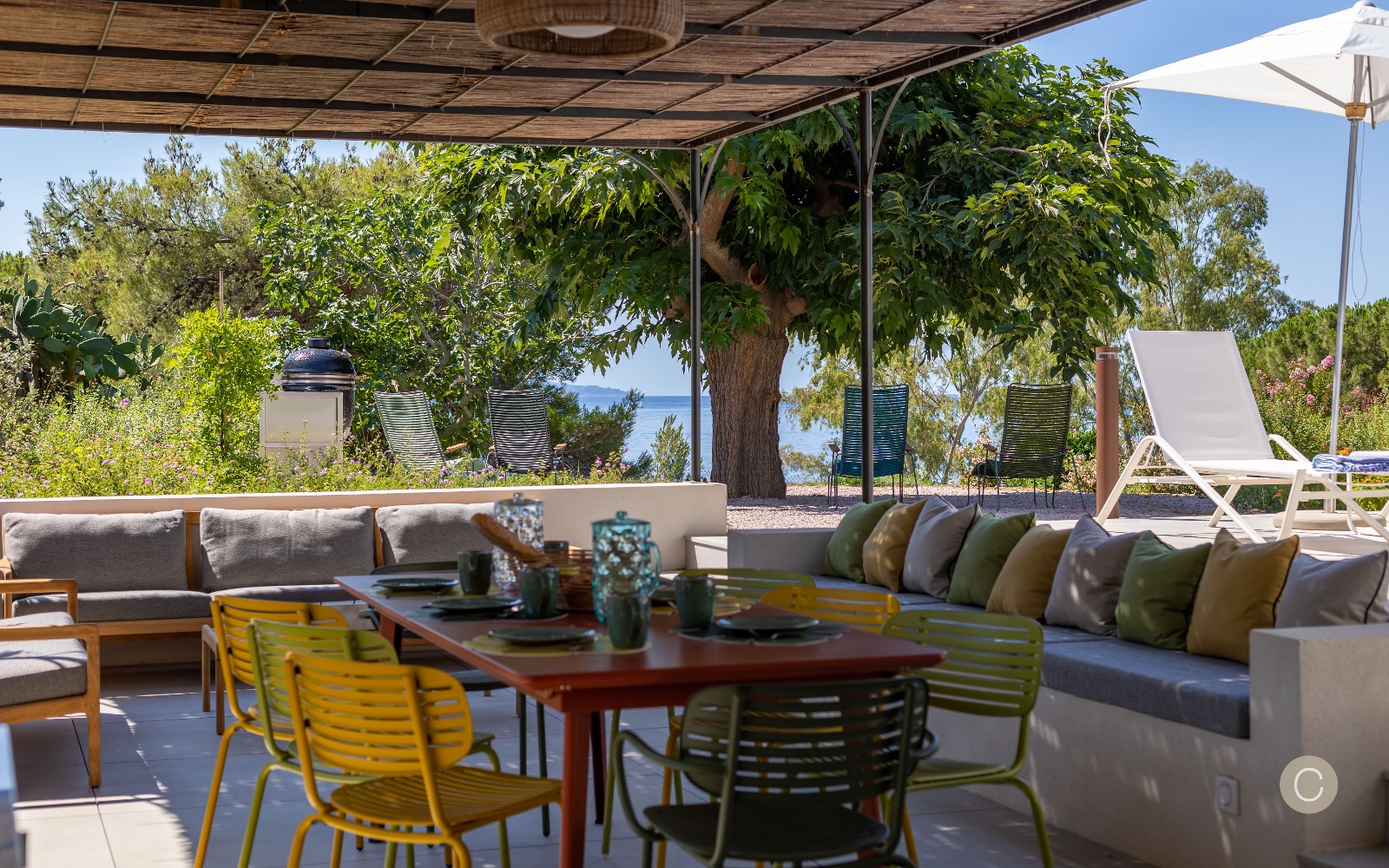 terrasse avec pergola