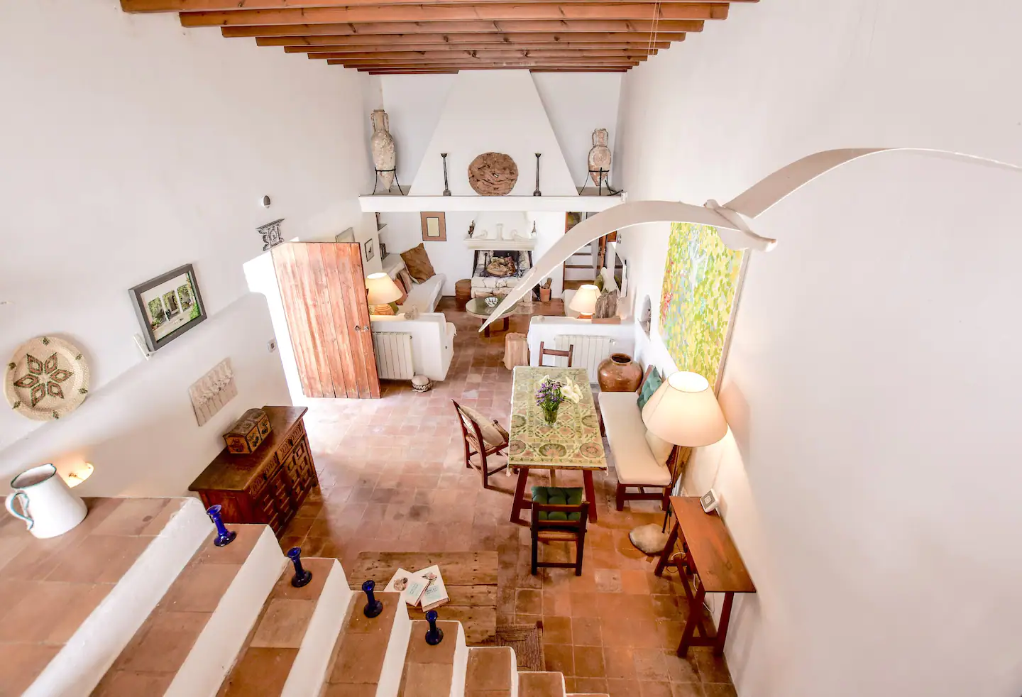 salon maison en pierres villa Can Felix Ibiza Airbnb salon maison en pierres villa Can Felix Ibiza Airbnb