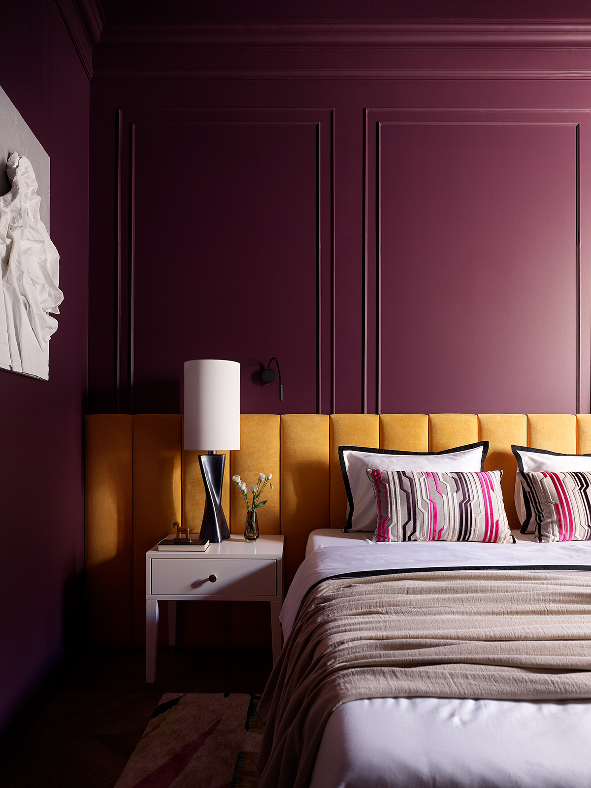 chambre murs lie de vin chambre murs lie de vin
