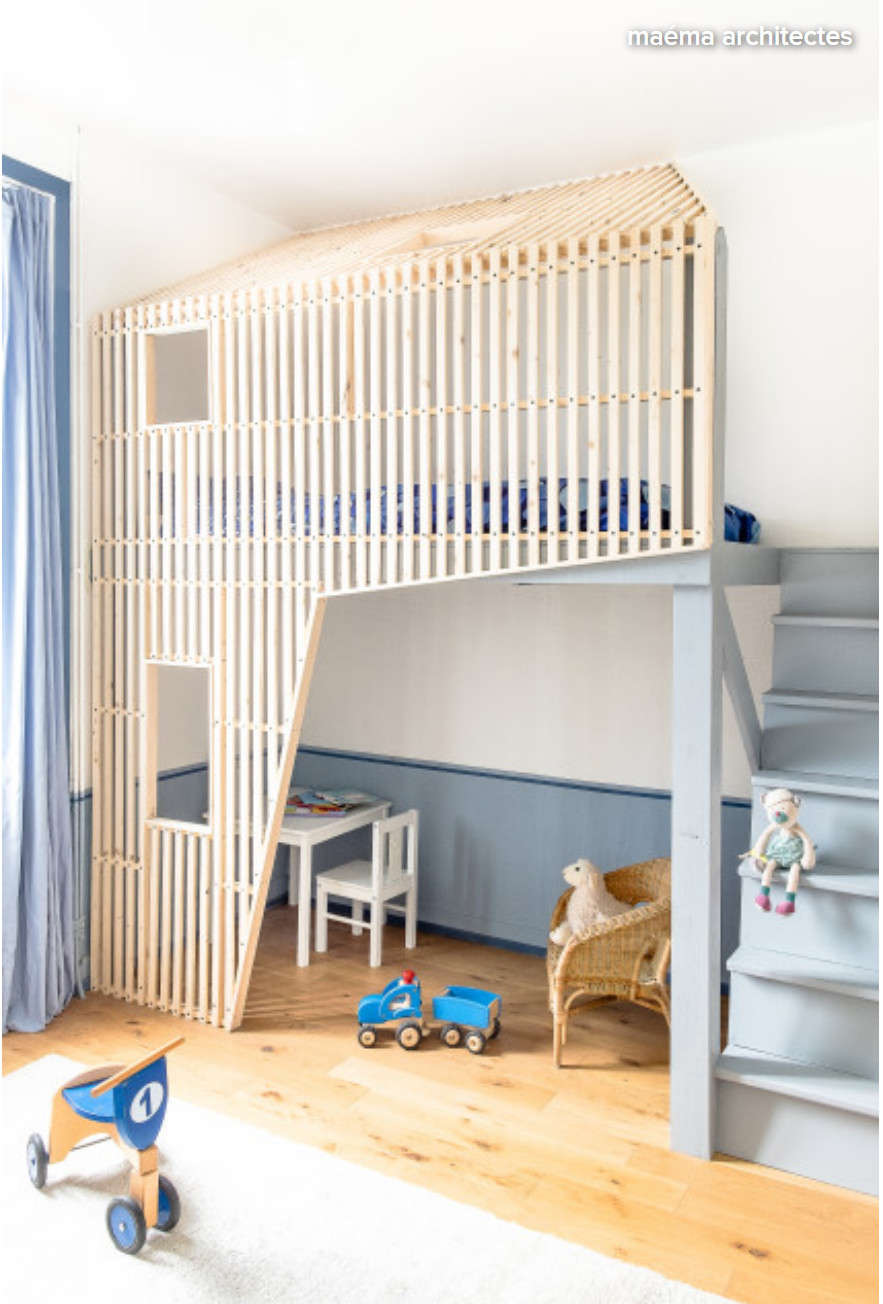 chambre enfant avec mezzanine cabane chambre enfant avec mezzanine cabane