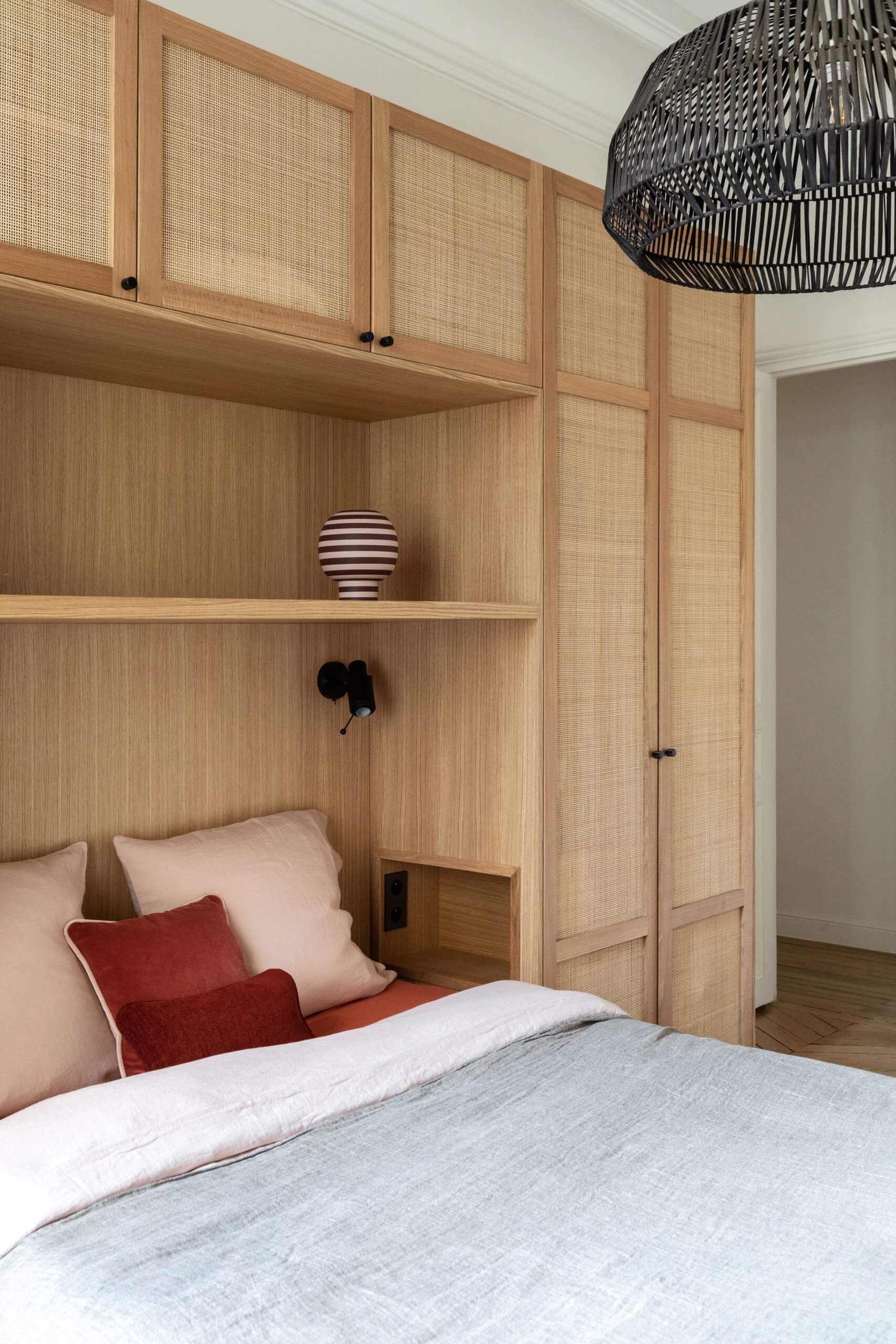 chambre avec meuble pont cannage
