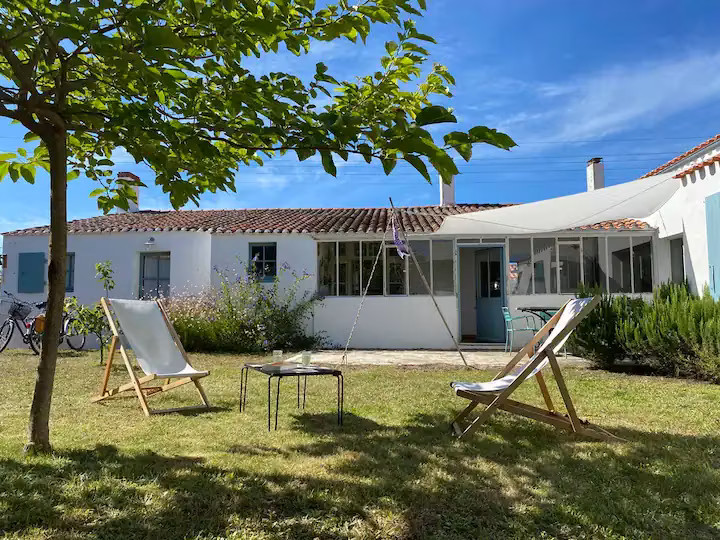 jardin ravissante maison de pêcheur 