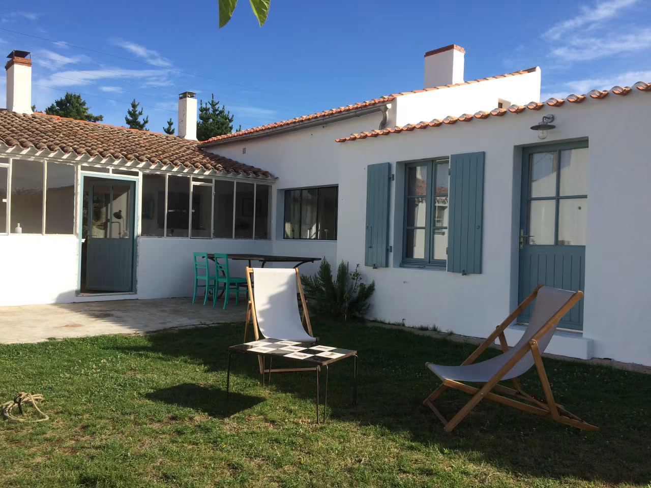 jardin ravissante maison de pêcheur 