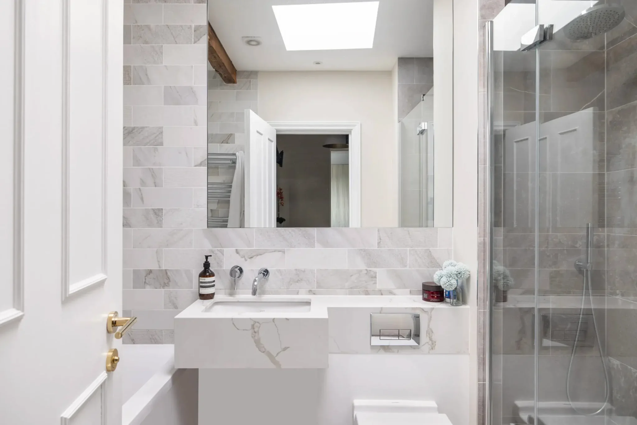 salle de bain grise et blanche salle de bain grise et blanche