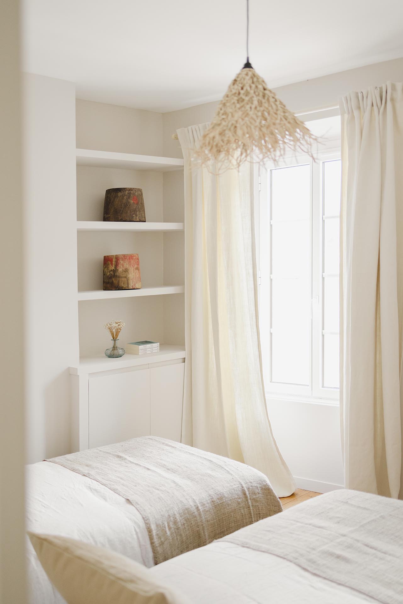 chambre à deux lits villa La Minotte Monfort-'Amaury