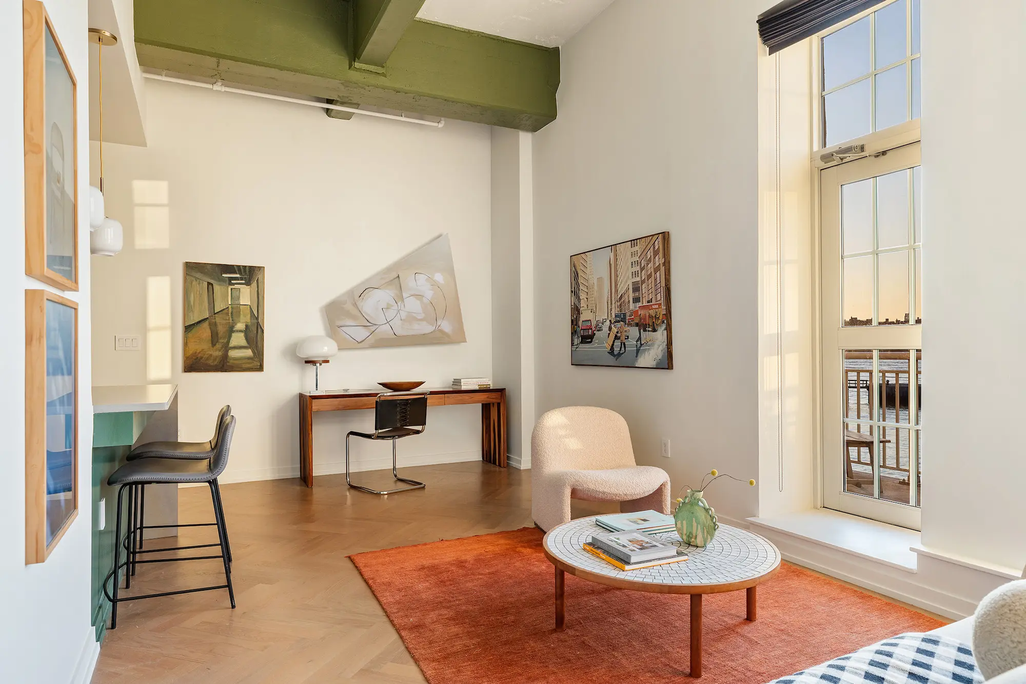 salon appartement' New York décoration contemporaine