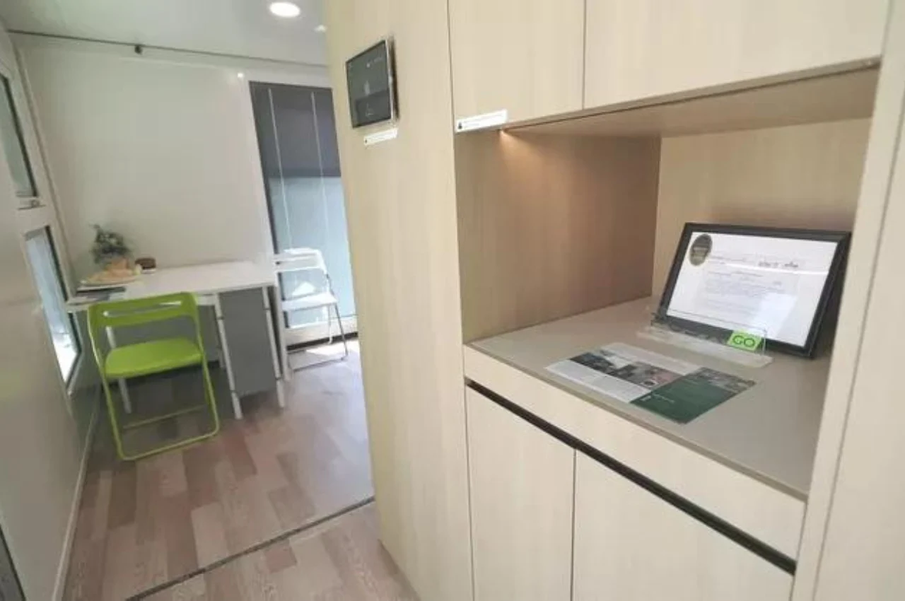 mini maison repliable de 34m2