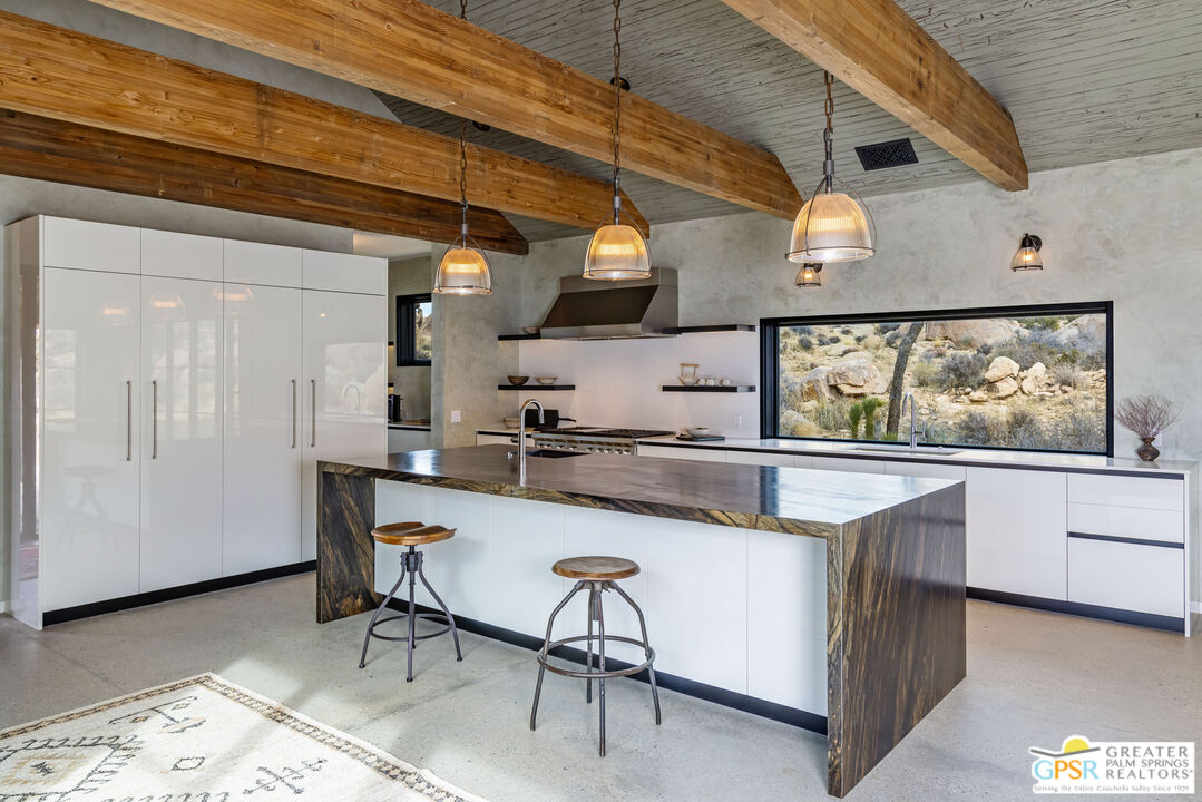 cuisine ouverte maison en bois