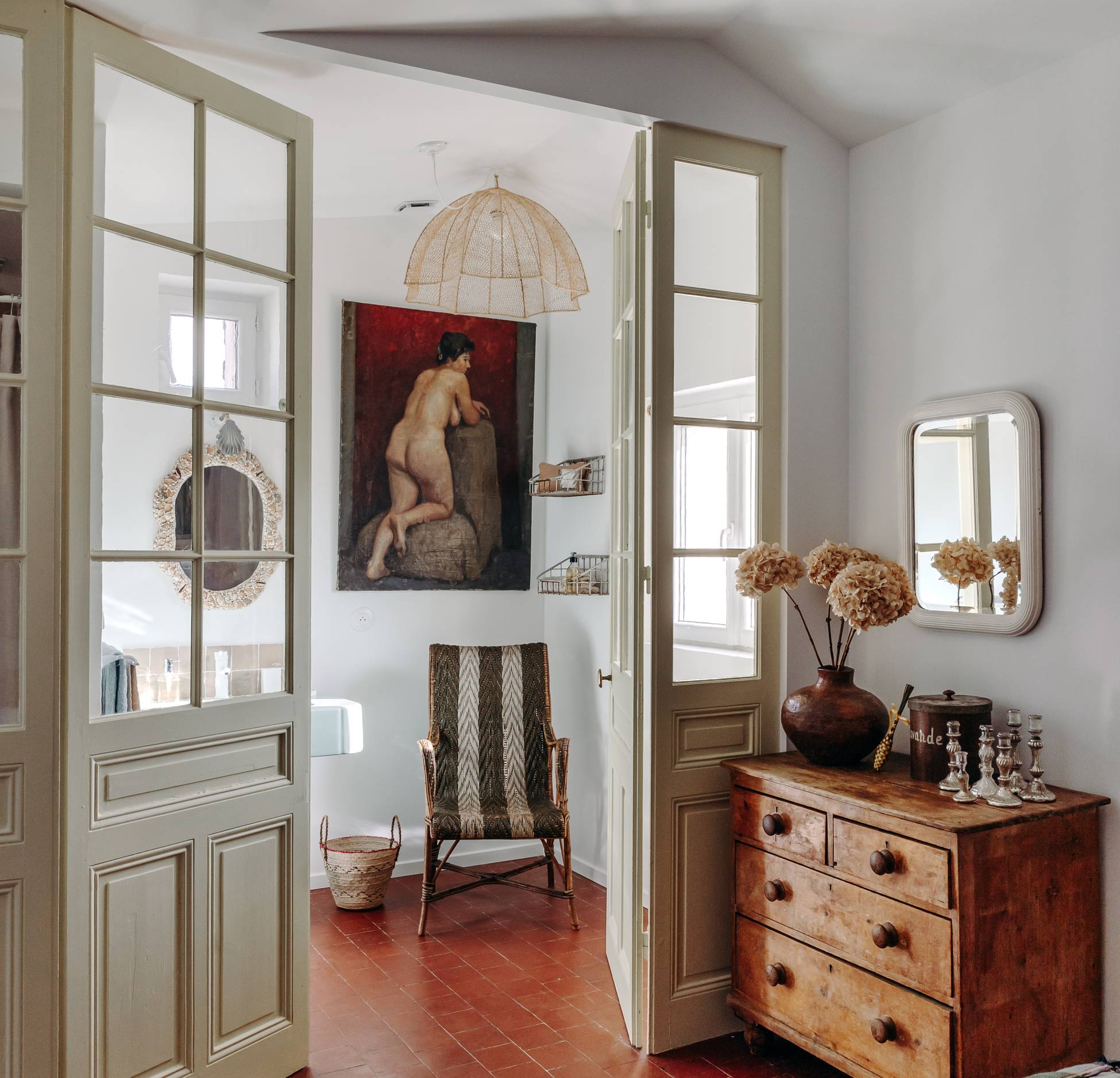 entrée décoration rustique chic Maisons Clotilde le 4