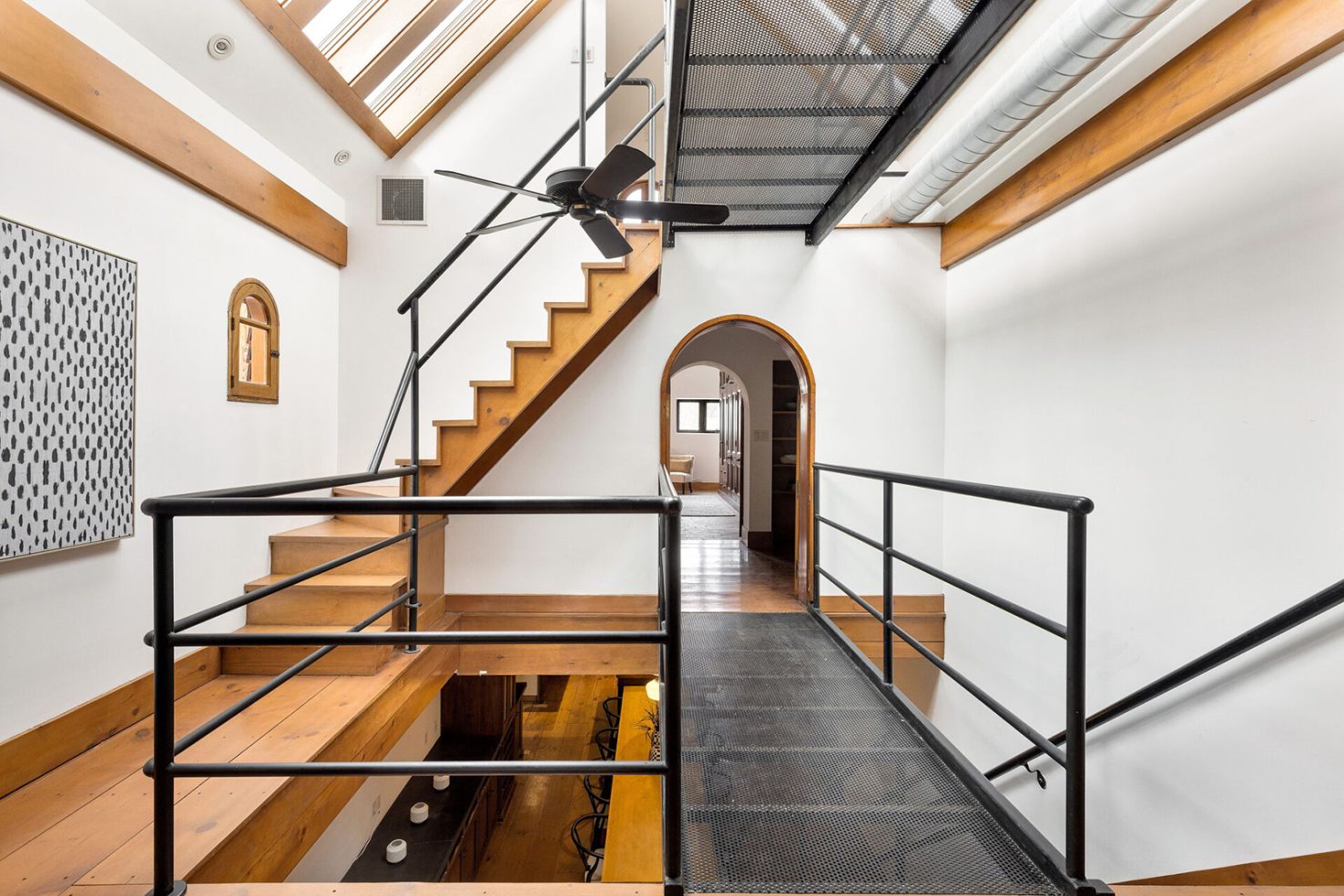 escalier et passerelle acier