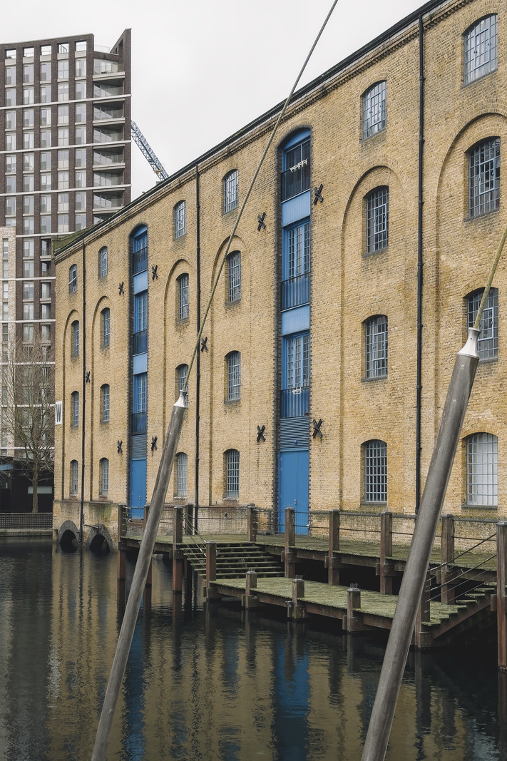 bâtiment Docks Londres avec loft