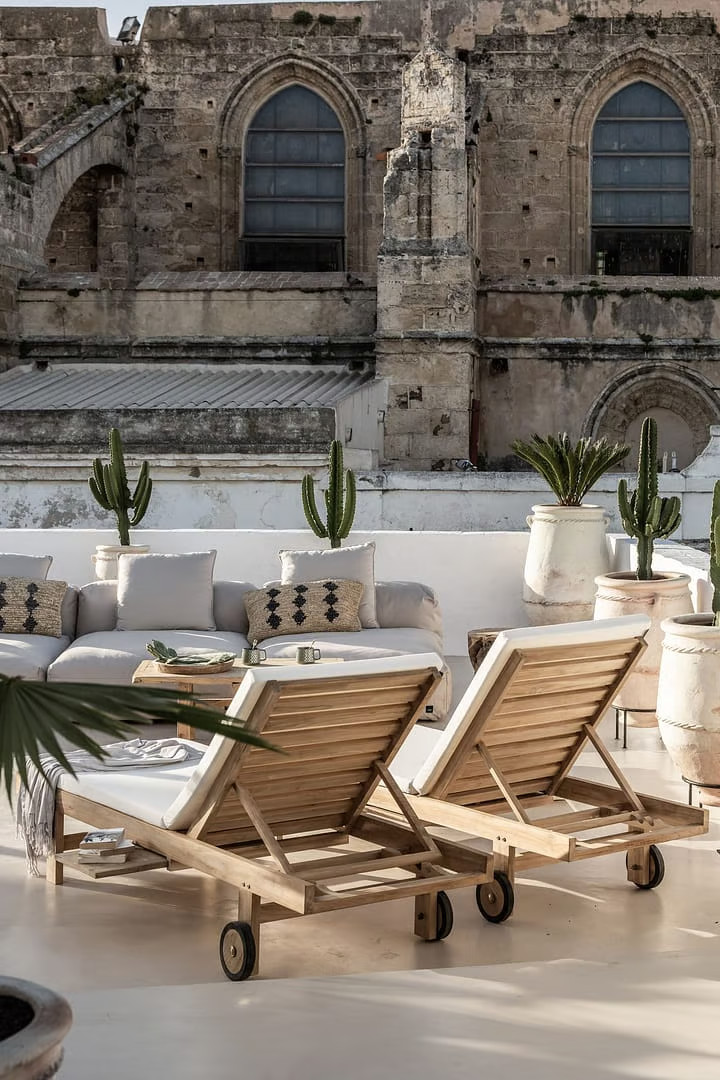 terrasse sur le toit décoration naturelle