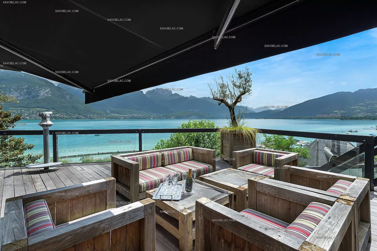 terrasse maison de vacances Abritel vue lac d terrasse maison de vacances Abritel vue lac d'Annecy