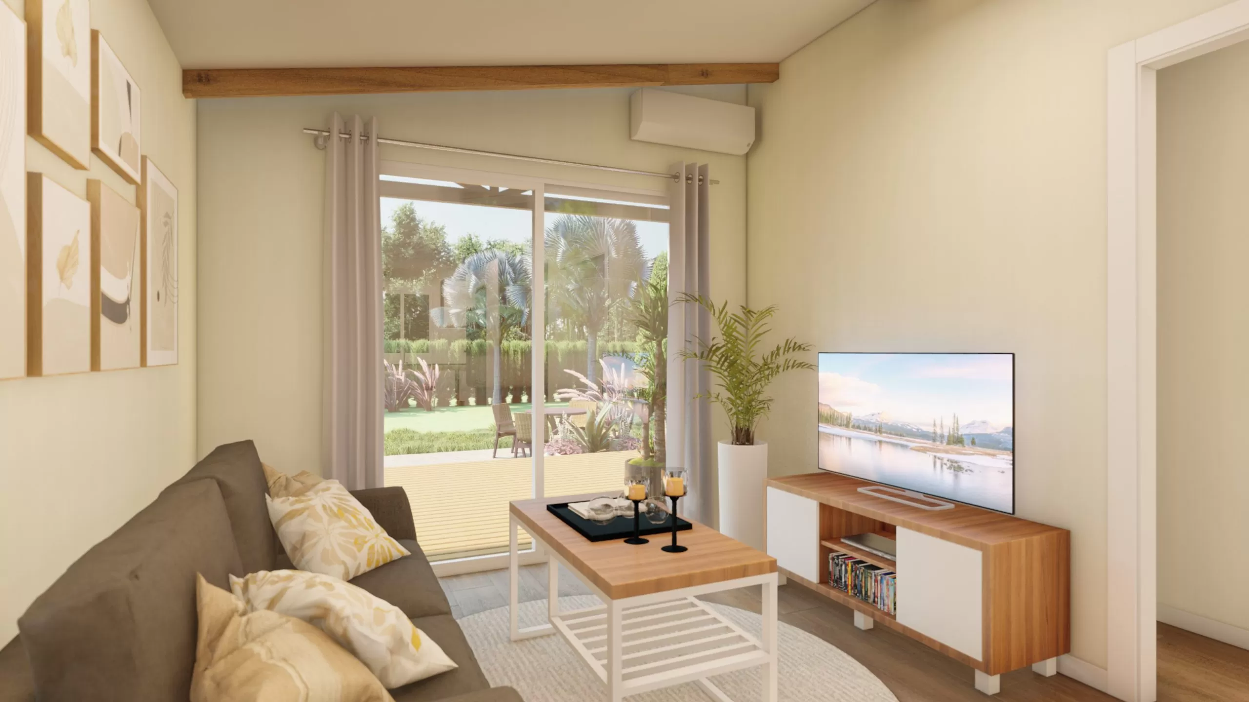 salon petite maison 53m2