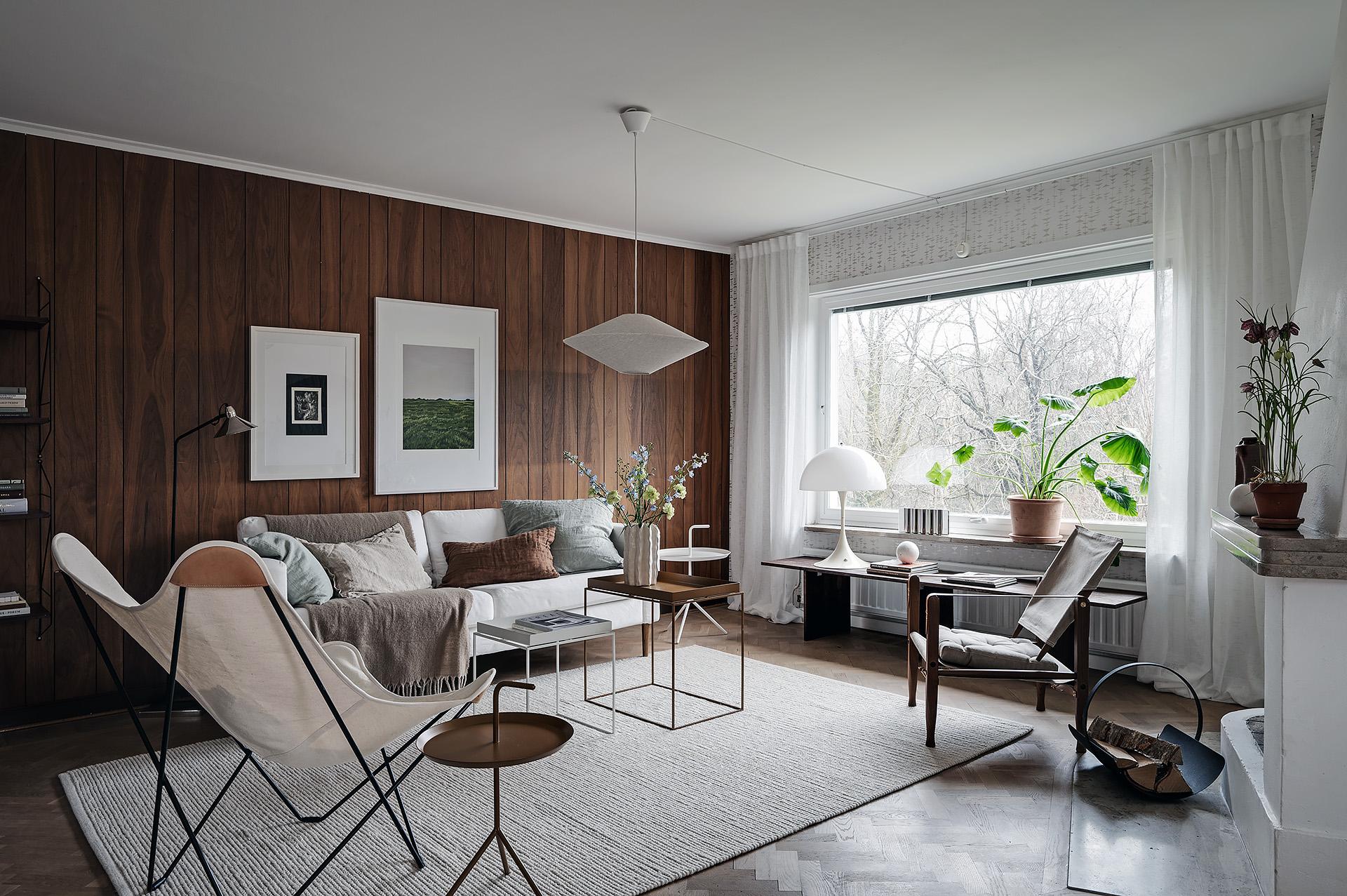 salon mur bois décoration scandinave contemporaine salon mur bois décoration scandinave contemporaine
