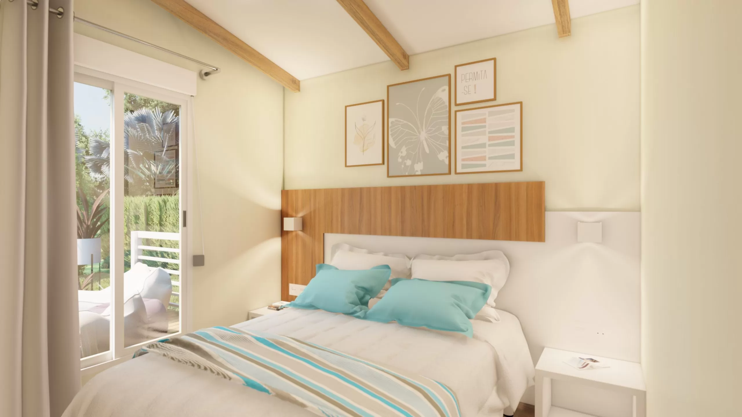 chambre parentale petite maison 53m2