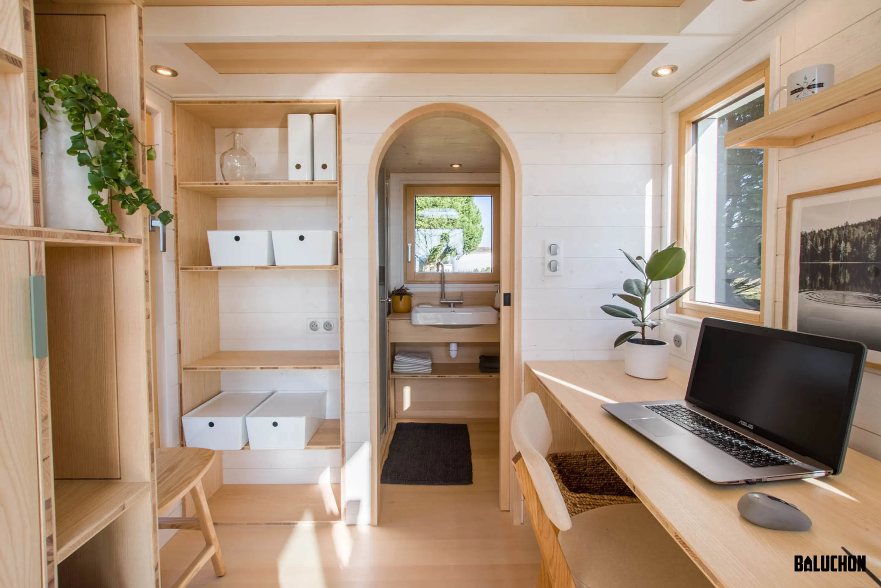 intérieur tiny house française Baluchon intérieur tiny house française Baluchon