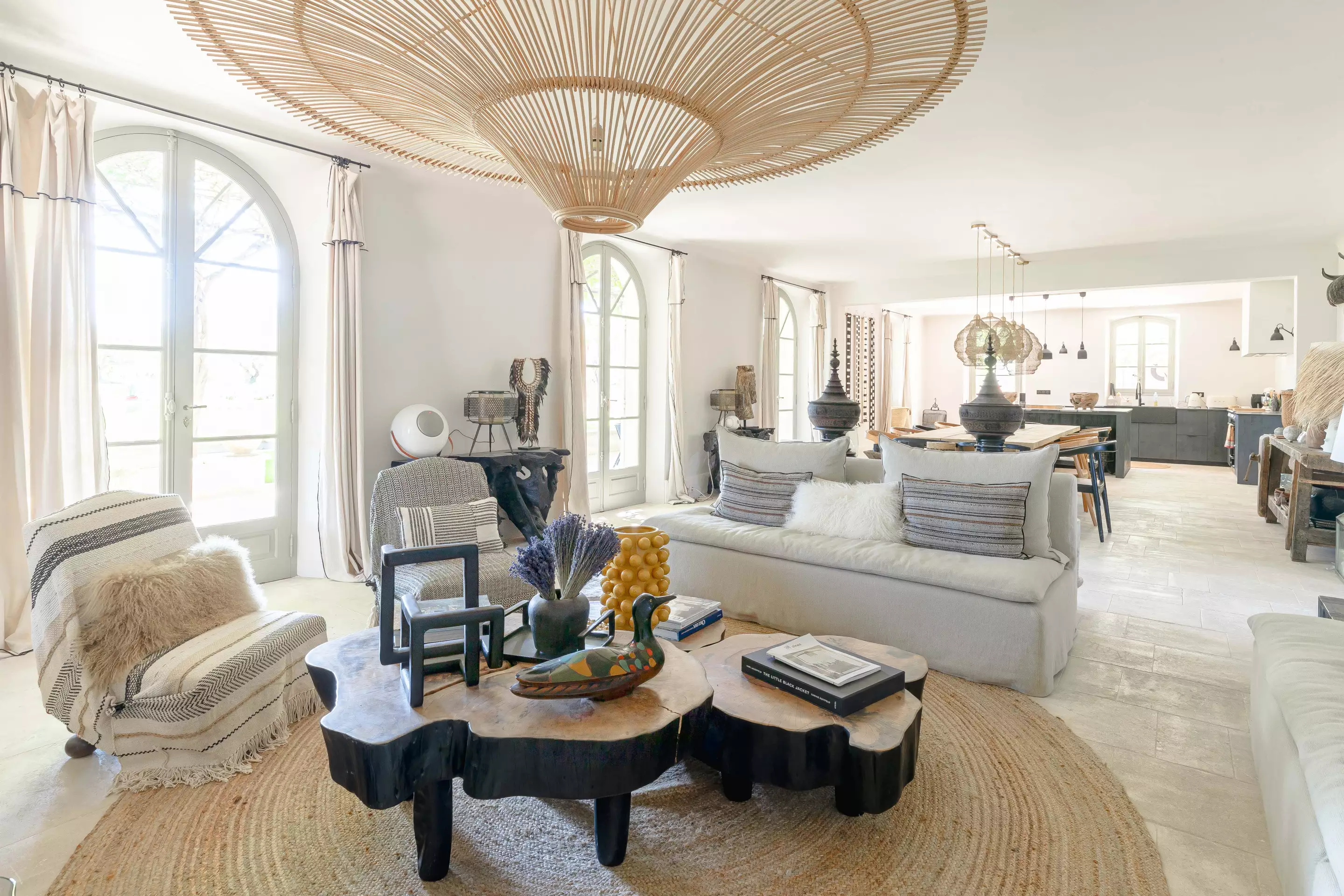 salon décoration naturelle maison Provence Bastide Bellavista salon décoration naturelle maison Provence Bastide Bellavista