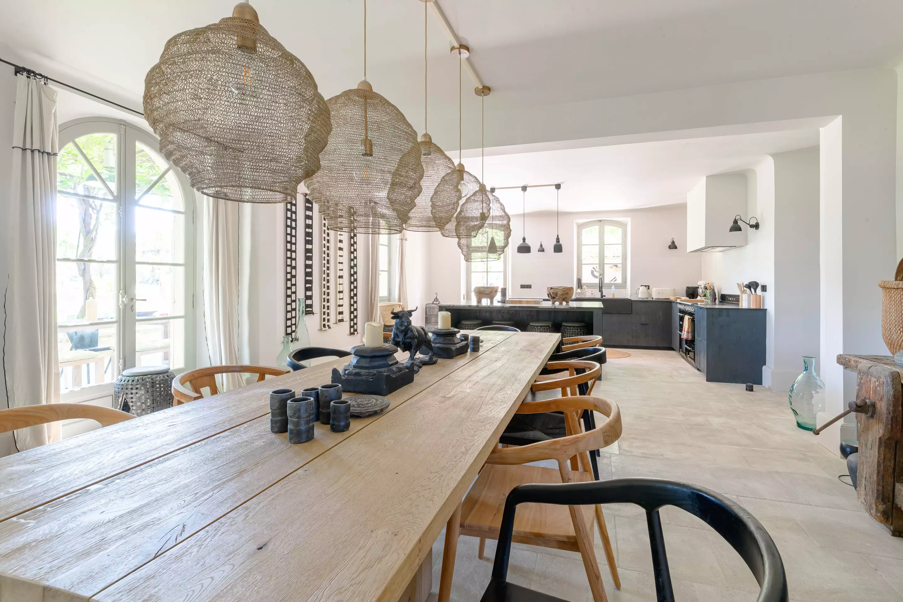 salle à manger et cuisine maison Provence Bastide Bellavista salle à manger et cuisine maison Provence Bastide Bellavista