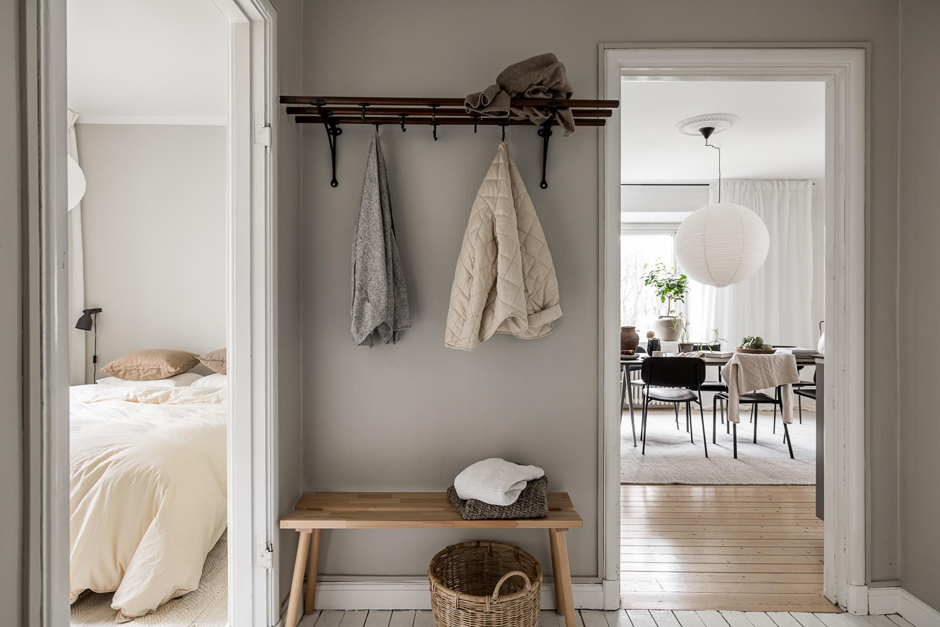 entrée trois-pièces de 57m2 décoration scandinave entrée trois-pièces de 57m2 décoration scandinave