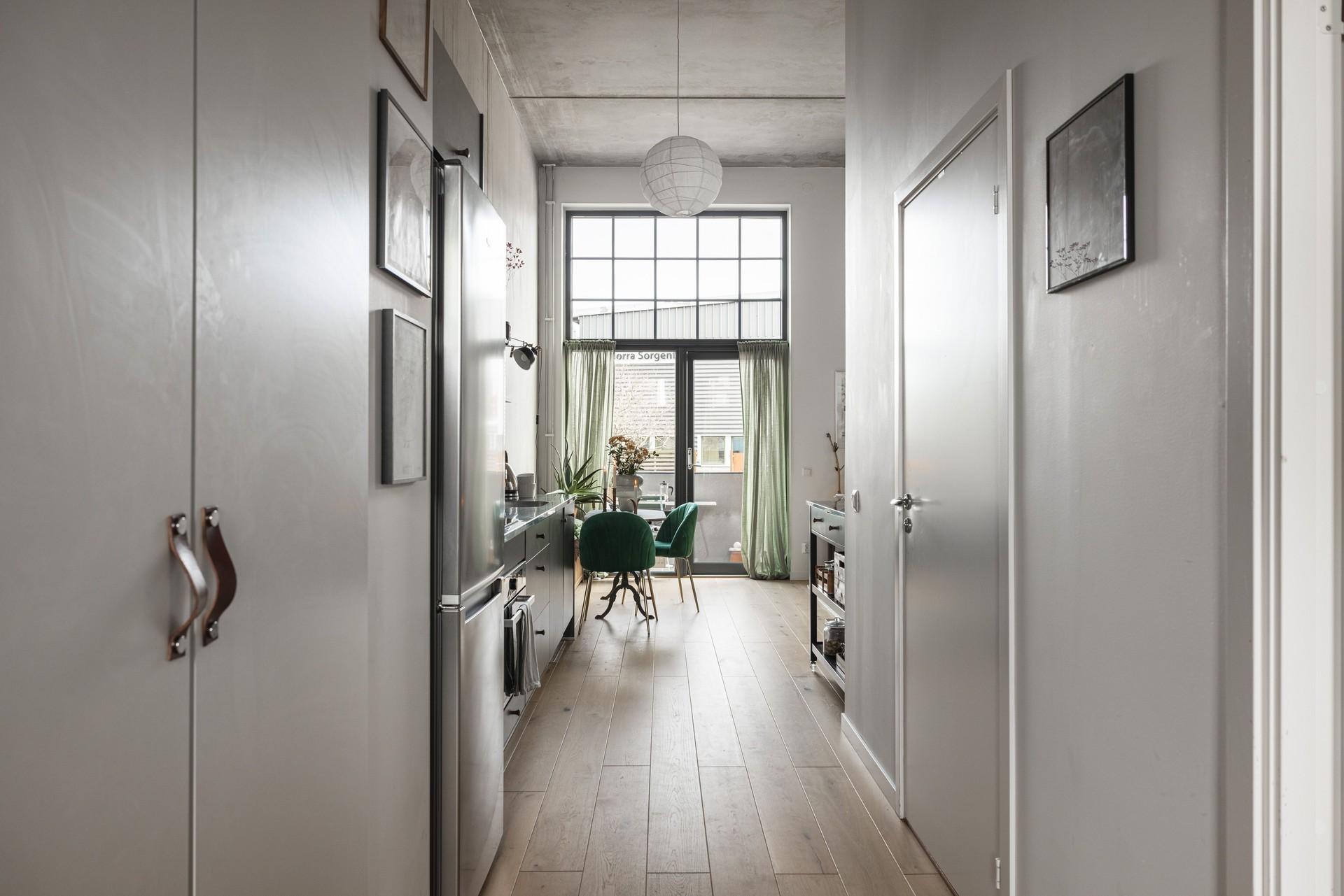 entrée appartement décoration scandinave
