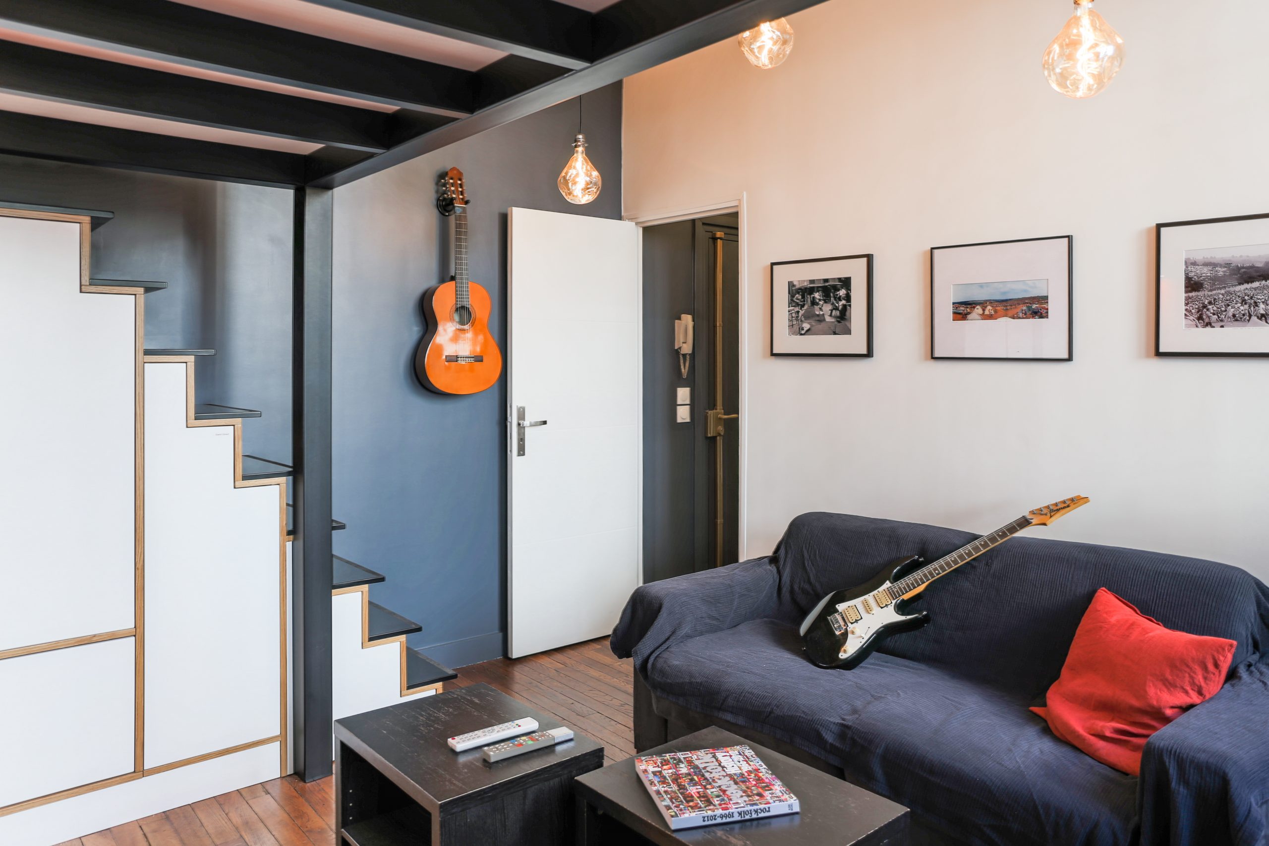 studio Paris 24m2 dans ancienne loge avec chambre en mezzanine